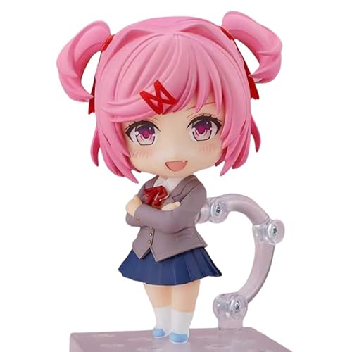 REOZIGN Natsuki-Figur, 10 cm große Figur aus PVC, bewegliches Gesicht, Cosplay-Zubehör, ideal für Anime-Fans. von REOZIGN