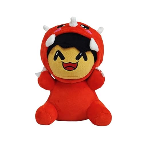 REOZIGN Niedliche Plüschpuppe, 20 cm, handgefertigt, aus PP-Baumwolle, Cartoon-Statue, Sammlerstück, Geschenk zum Basteln (a) von REOZIGN