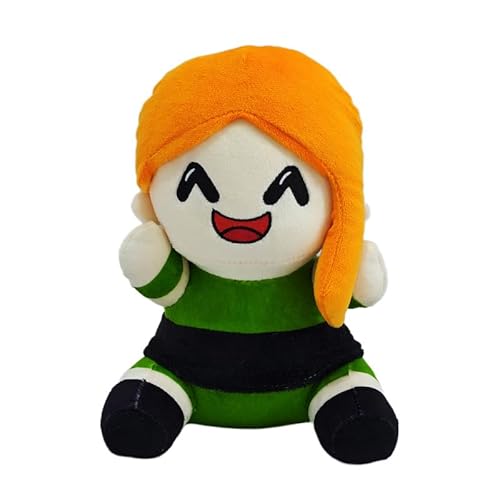 REOZIGN Niedliche Plüschpuppe, 20 cm, handgefertigt, aus PP-Baumwolle, Cartoon-Statue, Sammlerstück, Geschenk zum Basteln (f) von REOZIGN