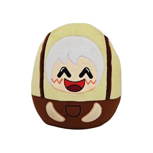 REOZIGN Niedliche Plüschpuppe, 20 cm, handgefertigt, aus PP-Baumwolle, Cartoon-Statue, Sammlerstück, Geschenk zum Basteln (m) von REOZIGN
