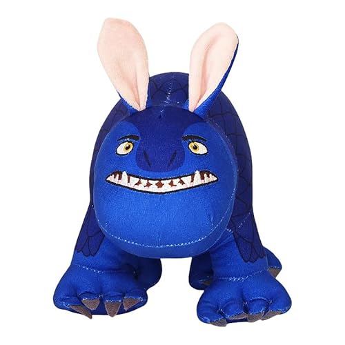 REOZIGN Niedliches Plüschtier, Hamster, niedlich, kurz, Plüschpuppe, 25 cm, aus Polycotton, Modell mit Figuren, Sammlerstück, Handwerk, Geschenk (blau) von REOZIGN