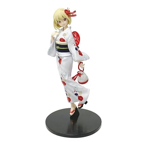 REOZIGN Nishikigi Chisato Figur, Inoue Takina, Stehender Kimono, 20 cm, PVC-Statuen, handgefertigt, Cosplay, Sammlerstück (a) von REOZIGN