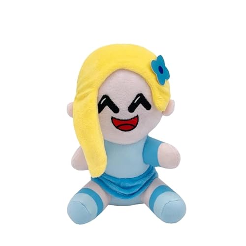 REOZIGN Omz Plüschtier, niedliche Plüschpuppe, 20 cm, aus PP-Baumwolle, handgefertigt, Anime-Spielfigur, Statue, Bürodekoration, Handwerk, Geschenke (b) von REOZIGN