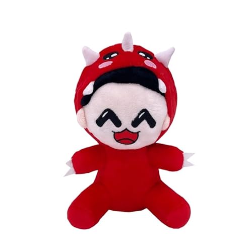 REOZIGN Omz Plüschtier, niedliche Plüschpuppe, 20 cm, aus PP-Baumwolle, handgefertigt, Anime-Spielfigur, Statue, Schreibtischdekoration, Handwerk, Geschenke (f) von REOZIGN