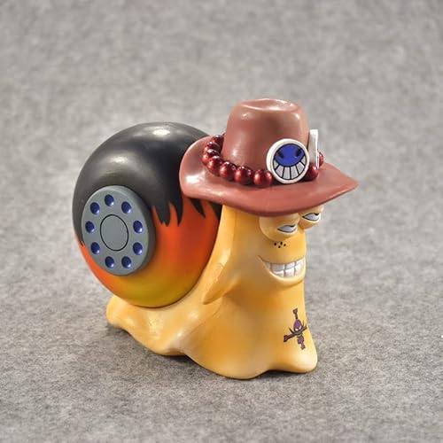 REOZIGN One Piece Den Mushi, 8 cm, Cosplay, PVC, Actionfigur, Figur, Modell, Spielzeug, Sammlerstücke, Dekoration, Handwerk, Geschenke (Ace) von REOZIGN