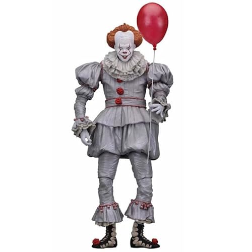 REOZIGN Pennywise Figur Ersatzkopf Anime Pennywise Figur 18cm PVC Charakter Cosplay Sammelmodell Handwerk Geschenk von REOZIGN