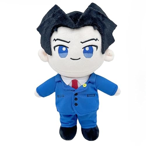 REOZIGN Phoenix Wright, Miles Edgeworth Plüsch-Kostüm, Stehend, kurz, Puppen, 24 cm, handgefertigt, PPCOTTON Modell (b) von REOZIGN