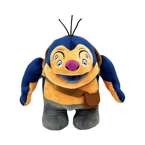 REOZIGN Pleakley und Jumbaa Figur, Pleakley und Jumbaa, kurze Plüschpuppen, 25 cm, PP-Baumwolle, Kunsthandwerk für Anime-Fans, Geschenk (a) von REOZIGN