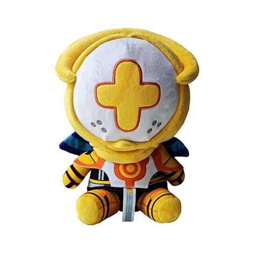REOZIGN Plüschroboter, kurze Plüschpuppe, Roboter, sitzend, 25 cm, PPcotton, Action-Modell, Sammlerstatue, Ornament, Geschenke (a) von REOZIGN