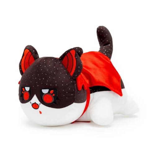 REOZIGN Plüschtier Katze liegend, niedliches kleines Plüschtier, 25 cm, aus PP-Baumwolle, Modell Statuen-Kollektion, Handwerk, Geschenk für Anime-Fans (1) von REOZIGN