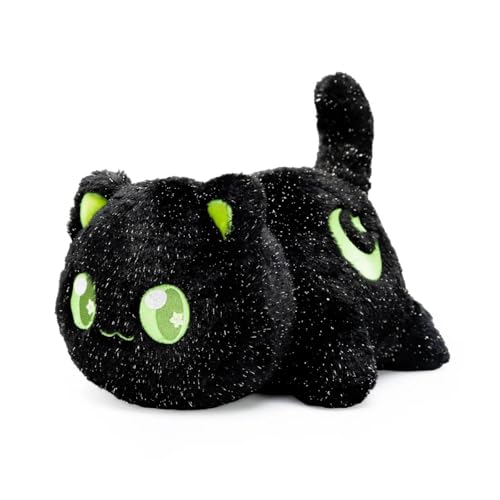 REOZIGN Plüschtier Katze liegend, niedliches kleines Plüschtier 25 cm, aus PP-Baumwolle, Modell Statuen, Handwerk, Geschenk für Anime-Fans (3) von REOZIGN