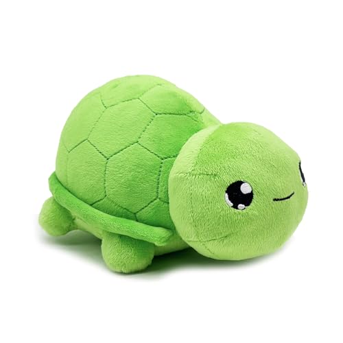 REOZIGN Plüschtier Schildkröte, kleine grüne Schildkröte, 20 cm, aus PP-Baumwolle, handgefertigt, Anime-Figur, Schreibtischdekoration, handwerkliche Geschenke von REOZIGN