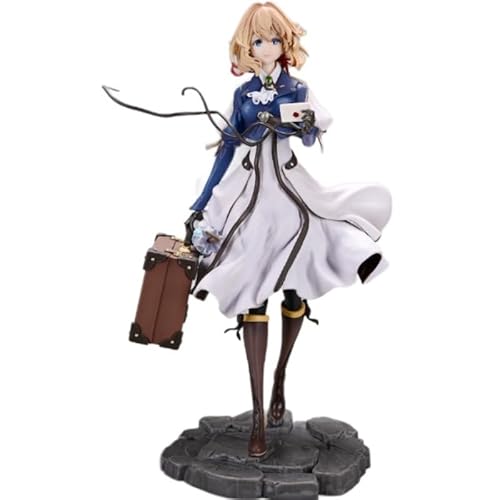 REOZIGN Purple Figur, Gepäckträger, Reisekleidung, Anime, Violett, Evergarden, 25 cm, aus PVC, handgefertigt, Souvenirs, Geschenke REOZIGN Purple Figur, Gepäckträger, Reisekleidung, Anime, Violett, Evergarden, 25 cm, aus PVC, handgefertigt, Souvenirs, Geschenke von REOZIGN