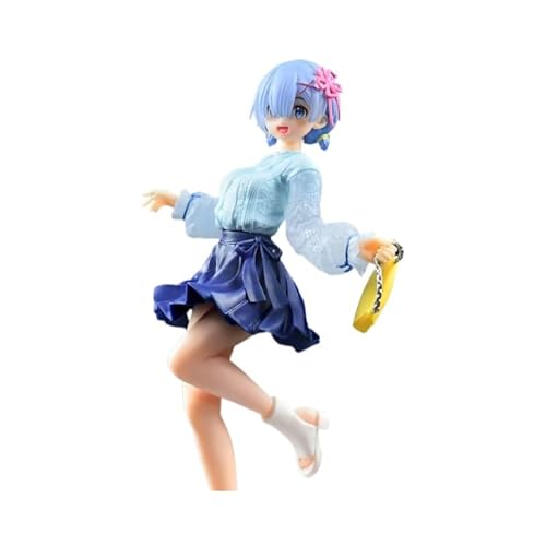 REOZIGN REM-Figur, Kostüm, blau, stehend, Actionfigur REM 20 cm, PVC, handgefertigtes Modell, Handwerk, Geschenk für Anime-Fans REOZIGN REM-Figur, Kostüm, blau, stehend, Actionfigur REM 20 cm, PVC, handgefertigtes Modell, Handwerk, Geschenk für Anime-Fans von REOZIGN