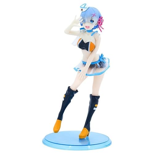 REOZIGN REM-Figur, stehend, Bühnenschminke, Anime-Figur, REM, 21 cm, PVC, Actionfigur, Dekoration, Geschenke REOZIGN REM-Figur, stehend, Bühnenschminke, Anime-Figur, REM, 21 cm, PVC, Actionfigur, Dekoration, Geschenke von REOZIGN