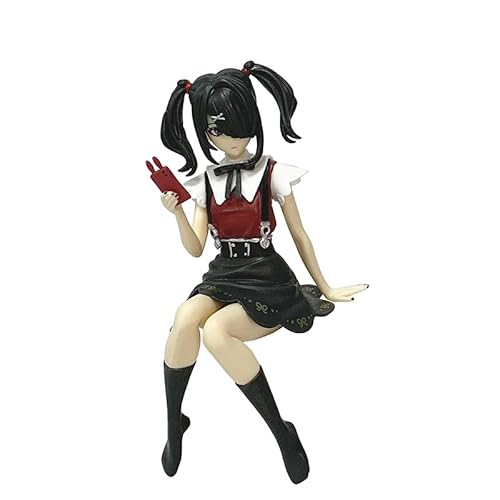 REOZIGN Rain-Figur, Seele, niedlich, sitzend, doppelter Pferdeschwanz, PVC-Figur, Anime-Spielfigur, Handwerk, Bürodekoration, Geschenke (a) von REOZIGN