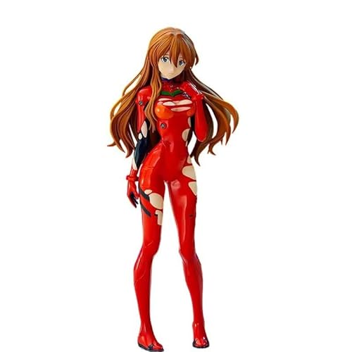 REOZIGN Rei Ayanami Figur, Asuka Langley Soryu Figur, Figur im stehenden Kampfanzug, 18 cm, PVC-Modell, zum Sammeln, Geschenk zum Basteln (a) von REOZIGN