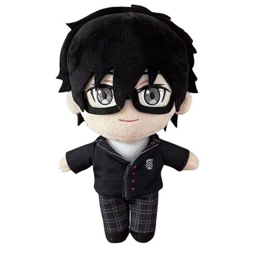 REOZIGN Ren Amamiya Plüschtier, Q-Version, kurz, 20 cm, Anime-Modell, Spielfigur, Statue, Sammlung, Dekoration, Geschenk (b) von REOZIGN