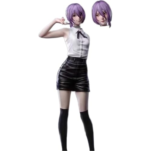 REOZIGN Reze Figur mit Gelenken, Reze, Ersatzgesicht des Mannes an der Kettensäge, 32 cm, aus PVC, Souvenir, Geschenk für Anime-Fans REOZIGN Reze Figur mit Gelenken, Reze, Ersatzgesicht des Mannes an der Kettensäge, 32 cm, aus PVC, Souvenir, Geschenk für Anime-Fans von REOZIGN
