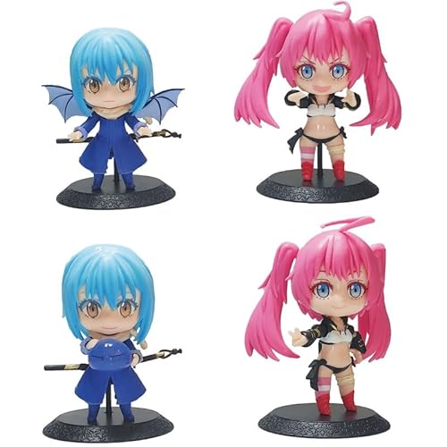 REOZIGN Rimuru Tempest Schlammfigur, stehend, Q-Version, 10 cm, handgefertigt, PVC, Spielfigur, Sammlermodell, Kunsthandwerksgeschenk von REOZIGN
