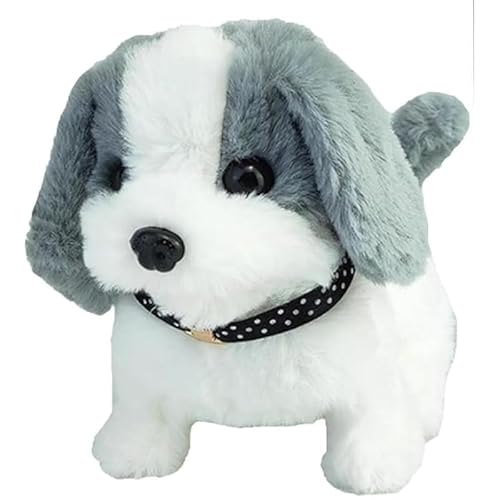 REOZIGN Roboterhunde-Plüschtier, 18 cm,Roboter Hunde,Die Wie EIN Echter Handelt, Mein Roboter Welpen Hund Erwachsene, Ai Roboter Hunde Zum Gehen, Bellen (a) von REOZIGN