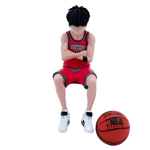 REOZIGN Sakuragi Hanamichi, Rukawa Kaede, sitzende Elaina-Figur, 15 cm, handgefertigt, aus PVC, Cartoon-Charakter, Sammlergeschenk (b) von REOZIGN