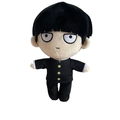 REOZIGN Shigeo Kageyama Plüschtier Q-Version, 20 cm, aus PP-Baumwolle, handgefertigt, Manga-Modell, Statue, Sammlerstück, Geschenk zum Basteln (a) von REOZIGN