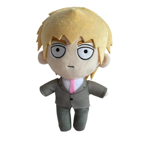 REOZIGN Shigeo Kageyama Plüschtier Q-Version, 20 cm, aus PP-Baumwolle, handgefertigt, Manga-Modell, Statue, Sammlerstück, Geschenk zum Basteln (b) von REOZIGN