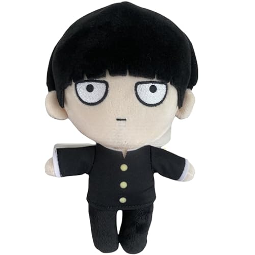 REOZIGN Shigeo Kageyama Plüschtier Ryuko Ryuga Q-Version, 20 cm, handgefertigt, PVC, Cartoon-Charakter, Manga, Dekoration, Geschenk zum Basteln (a) von REOZIGN