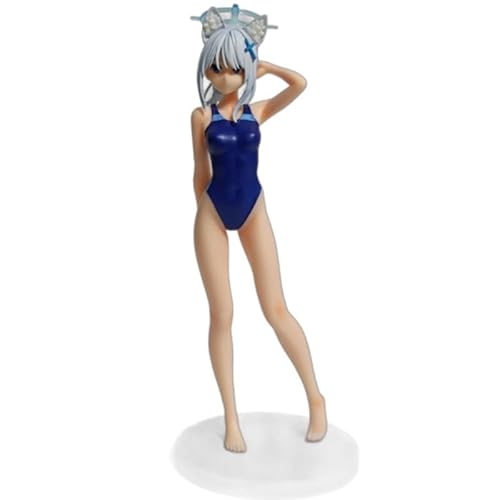 REOZIGN Shiroko-Figur, stehende Katzenohren, Sunaookami Shiroko, Actionfiguren, 24 cm, PVC, Anime, Spiel, Statue, Dekoration, Geschenk von REOZIGN