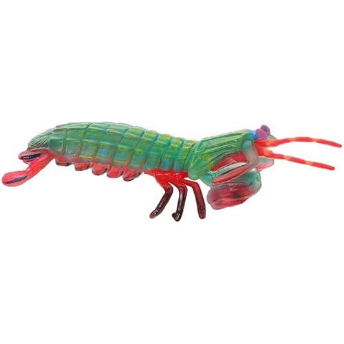 REOZIGN Simulationsgarnelen-Figur, realistische Meerestier-Actionfigur, 12 cm, PVC, Figur, Cosplay-Modell, Sammlerstück, Kunsthandwerk, Geschenk für Anime-Fans von REOZIGN