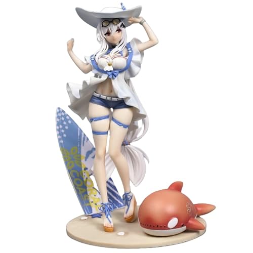 REOZIGN Skadiv Figur, Sommer am Rand der Skadi Seaside Figur, 25 cm, Modellspiel für Anime-Fans, Geschenk von REOZIGN