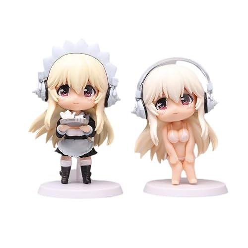 REOZIGN Sonico Figur, Version Q, Stehdienst, Figuren Sonico Anime 10 cm, Sammlerstücke, Souvenirs für Anime-Fans, Geschenke von REOZIGN