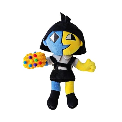 REOZIGN Sprechendes Plüschtier Dream BBQ, kurze Puppe mit schwarzen Haaren, 25 cm, aus PP-Baumwolle, handgefertigt, Actionfigur, Dekoration, Geschenke (a) von REOZIGN