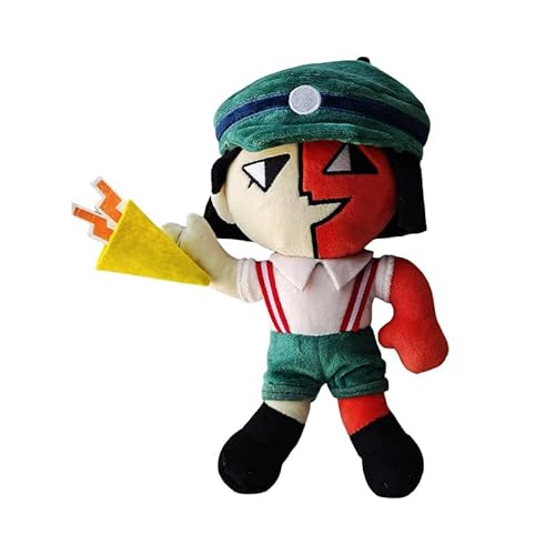 REOZIGN Sprechendes Plüschtier Dream BBQ, kurze Puppe mit schwarzen Haaren, 25 cm, aus PP-Baumwolle, handgefertigt, Actionfigur, Dekoration, Geschenke (b) von REOZIGN