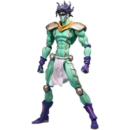 REOZIGN Star Platinum-Figur, Mobile Star Platinum Figur, 25 cm, handgemachte PVC-Statuen, Souvenirs für Anime-Fans, Geschenke von REOZIGN