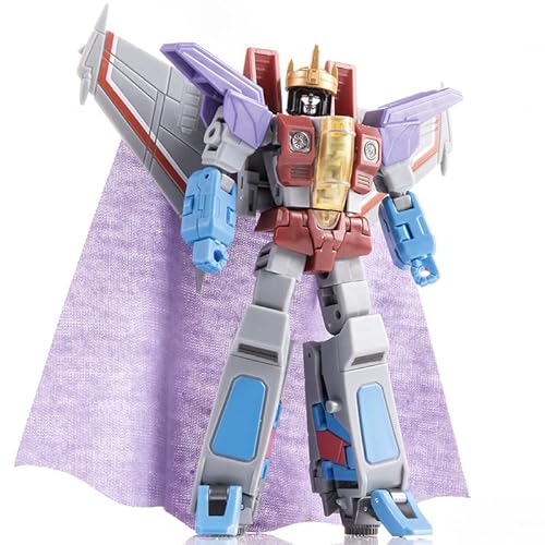 REOZIGN Starscream Figur, verformbare Figur Starscream 12 cm, Cosplay-Figur, PVC-Modell, zum Sammeln, Basteln, Geschenk für Anime-Fans von REOZIGN