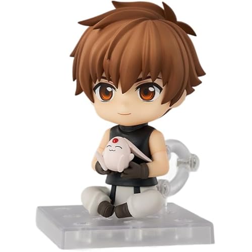 REOZIGN Syaoran-Figur, Version Q Mobile, Ersatzgesicht, Action-Figur, 10 cm, Anime-Charakter, Schreibtischdekoration, Geschenke von REOZIGN