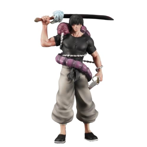 REOZIGN Toji Fushiguro Figur mit großem Messer, 21 cm, PVC-Figur, handgefertigt, Cosplay, Sammlerstück von REOZIGN