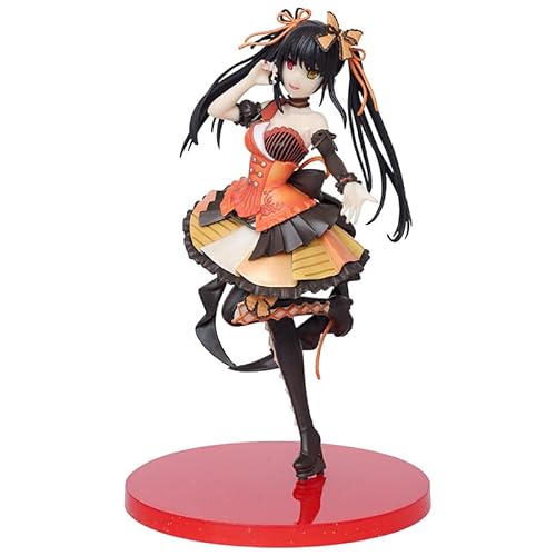 REOZIGN Tokisaki Kurumi Figur stehend, 24 cm, handgefertigtes Modell, Spielfigur, Sammlerdekoration, Geschenk für Anime-Fans (b) von REOZIGN