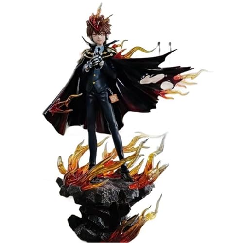 REOZIGN Tsunayoshi-Figur Kämpfer Sawada Tsunayoshi Actionfiguren 35 cm PVC handgefertigt Charakter Statue Modell Dekoration Geschenke von REOZIGN