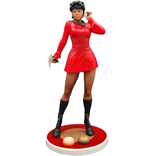 REOZIGN Uhura-Figur, stehend, rotes Kostüm, kurzes Haar, 22 cm, handgefertigt, PVC-Statuen, Geschenk für Anime-Fans REOZIGN Uhura-Figur, stehend, rotes Kostüm, kurzes Haar, 22 cm, handgefertigt, PVC-Statuen, Geschenk für Anime-Fans von REOZIGN