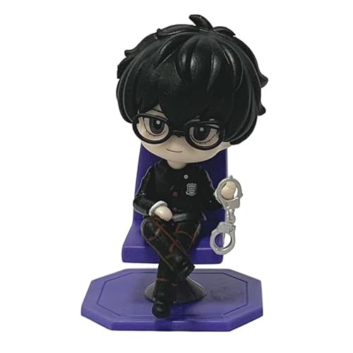 REOZIGN YU Narukami Figur, Makoto Yuki, Amamiya Ren, Actionfiguren Blau Sofa Version Q, 8 cm, PVC, Souvenir für Anime-Fans (c) von REOZIGN
