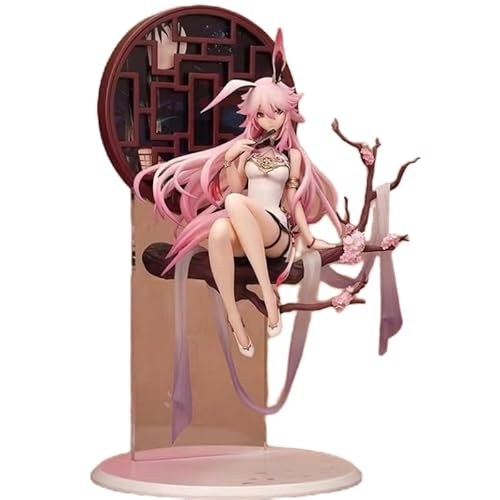 REOZIGN Yae Sakura Figur, Cheongsam Rosa, sitzend, Anime-Figur, Yae Sakura, 33 cm, Schreibtischdekoration, Geschenke REOZIGN Yae Sakura Figur, Cheongsam Rosa, sitzend, Anime-Figur, Yae Sakura, 33 cm, Schreibtischdekoration, Geschenke von REOZIGN