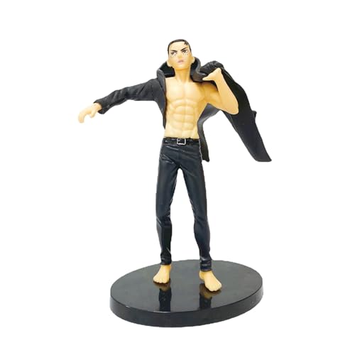 REOZIGN Yeager Figur, Anime Figur Yeager stehend, 19 cm, handgefertigt, aus PVC, Sammlerstück, Geschenk für Anime-Fans REOZIGN Yeager Figur, Anime Figur Yeager stehend, 19 cm, handgefertigt, aus PVC, Sammlerstück, Geschenk für Anime-Fans von REOZIGN