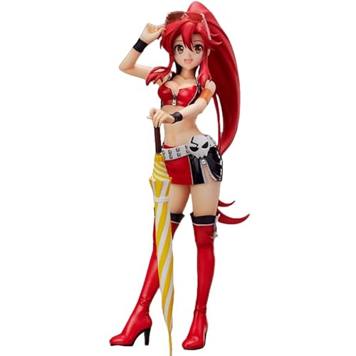 REOZIGN Yoko Littner Figur, NYA-Figur, stehende Figur im Rennanzug, Actionfiguren 24 cm / 9,4 Zoll, PVC-Figuren, Geschenke (Rot) von REOZIGN