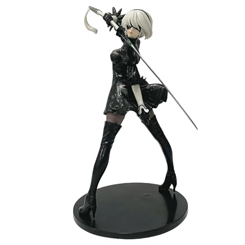 REOZIGN Yorha No.2B, No.9S, stehend, 18 cm, handgefertigt, Spielfigur, Sammlerdekoration, Geschenk für Anime-Fans (A1) von REOZIGN
