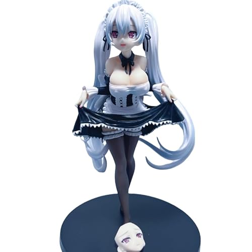 REOZIGN Yui-Figur, stehend, langes Haar, Maid Yui Actionfiguren, 25 cm, Anime, Statue, Modell, Desktop-Dekoration, Ornament, Geschenke REOZIGN Yui-Figur, stehend, langes Haar, Maid Yui Actionfiguren, 25 cm, Anime, Statue, Modell, Desktop-Dekoration, Ornament, Geschenke von REOZIGN