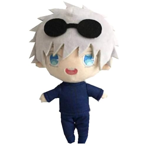 REOZIGN Yuji Itadori Plüschtier, Gojo Satoru, Megumi Fushiguro, Q-Version, 20 cm, aus PP-Baumwolle, Anime-Charakter, Schreibtischdekoration, Geschenk (d) von REOZIGN