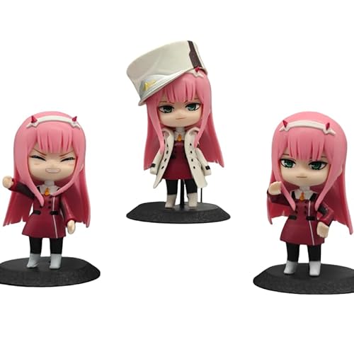 REOZIGN Zero Two Figur, 3 Typen stehend, Q-Version, Zero Two Figuren, 11 cm, Handgefertigt aus PVC, Charaktermodell, Dekoration, Geschenke REOZIGN Zero Two Figur, 3 Typen stehend, Q-Version, Zero Two Figuren, 11 cm, Handgefertigt aus PVC, Charaktermodell, Dekoration, Geschenke von REOZIGN